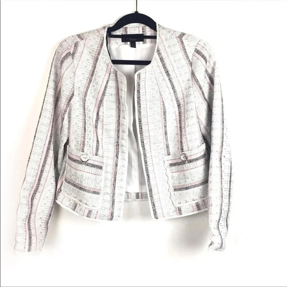 Laundry by Shelli Segal Short Tweed Blazer Sz 8